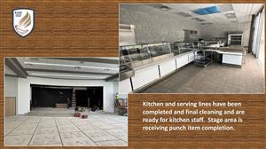 kitchen and serving lines 